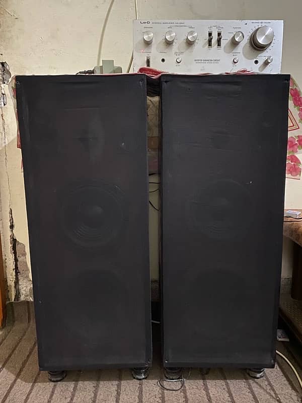 original japnes speakers and amplifier 0