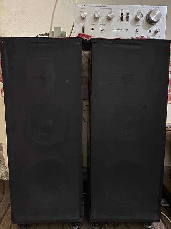 original japnes speakers and amplifier 1