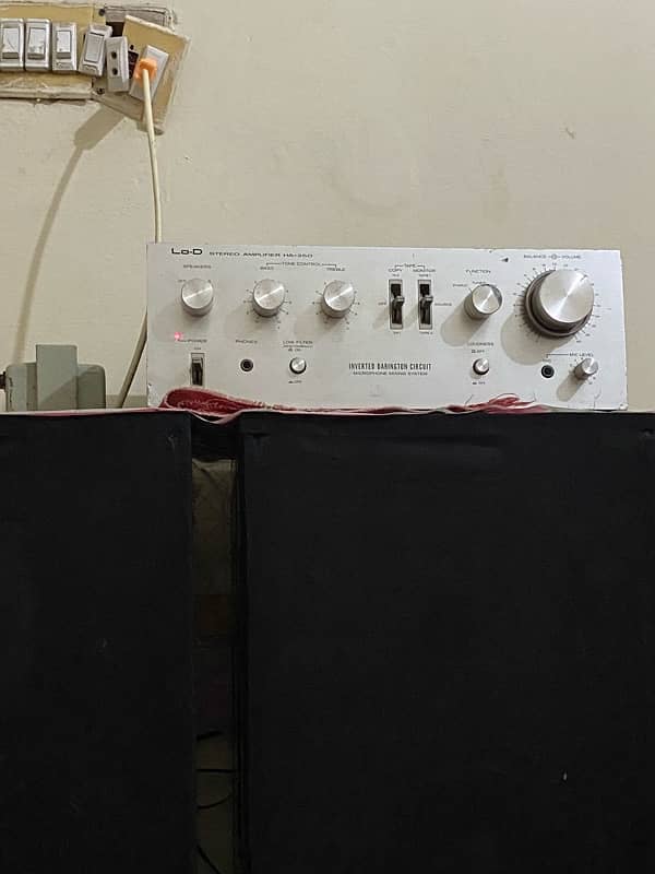 original japnes speakers and amplifier 2