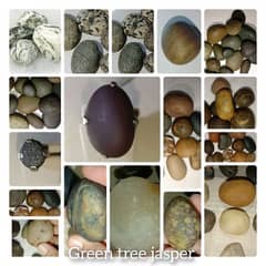 This are type of stones Read , Green, Agate, calcite, white how lite