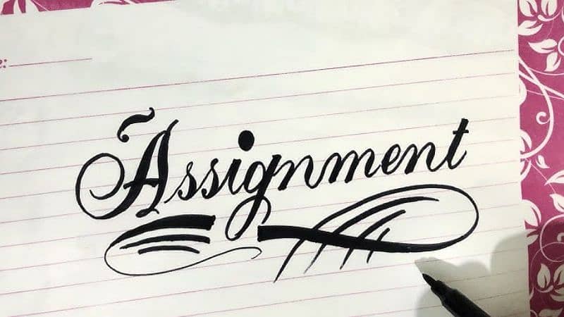 handwriting assignment work 1