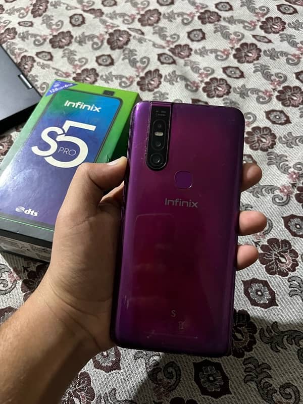 infinix S5Pro(6/128) with box For Sale 0