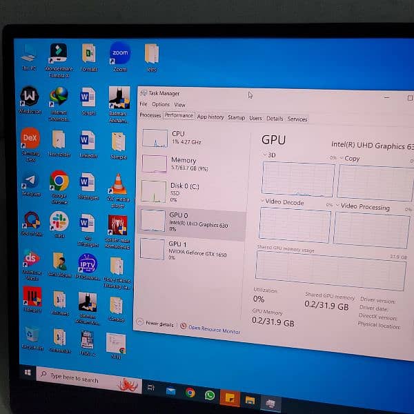 Dell XPS 7590 i9HX 64Gb Ram 512SSD GTX1650 4