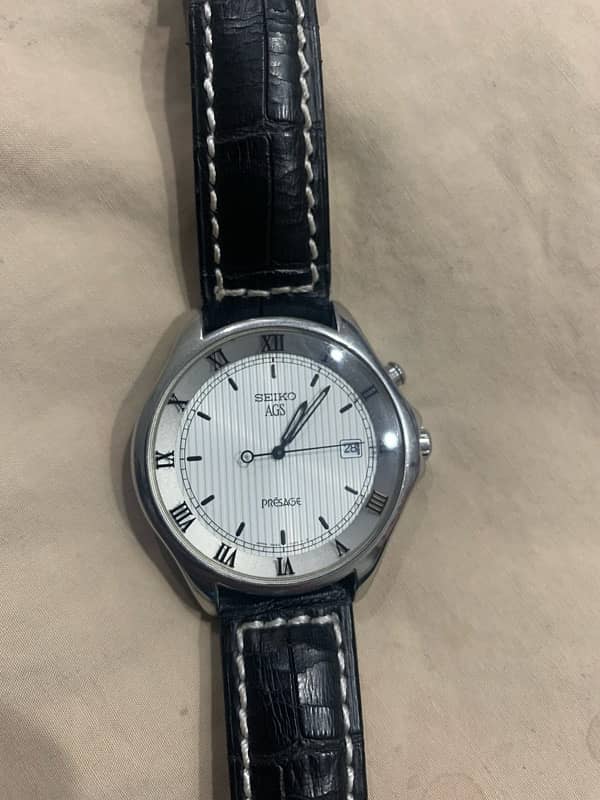 Seiko Ags Presage Watch | Made In Japan | Strap Spain 0