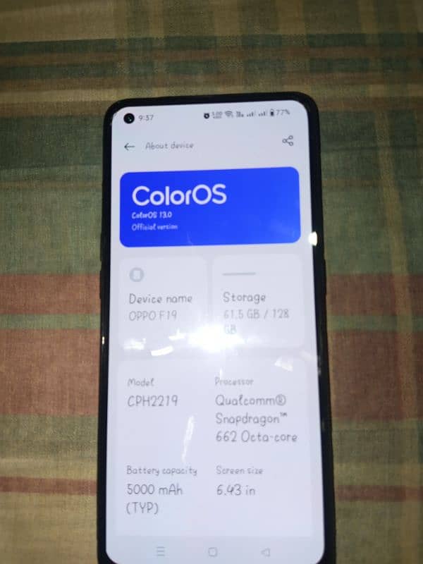 Oppo F19  For sale 7