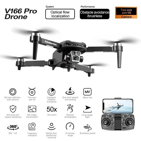 Non-DJI Drone with Brushless Motors, Affordable Price 3