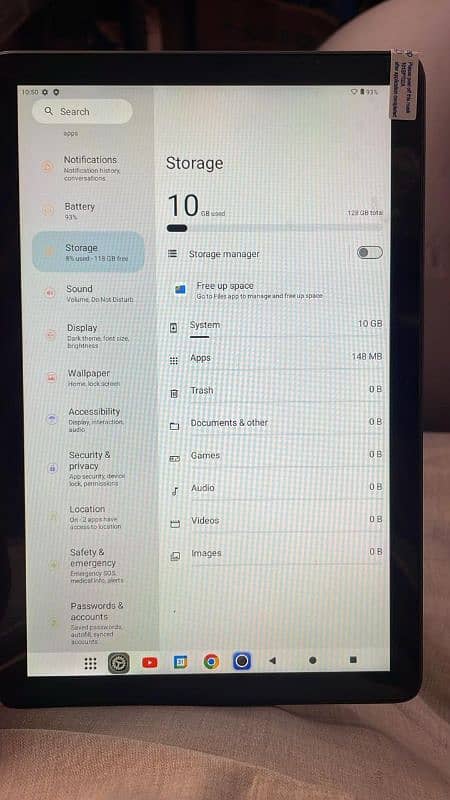 Teclast P30T_EEA 4 GB ram 128 GB memory 14 android version 10 inches 3