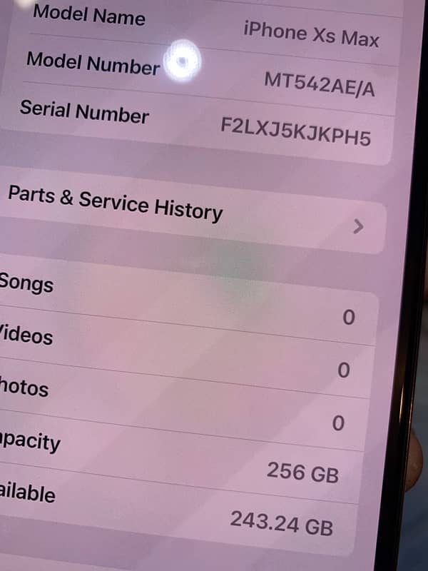 iPhone XS Max 256 gb non pta 9