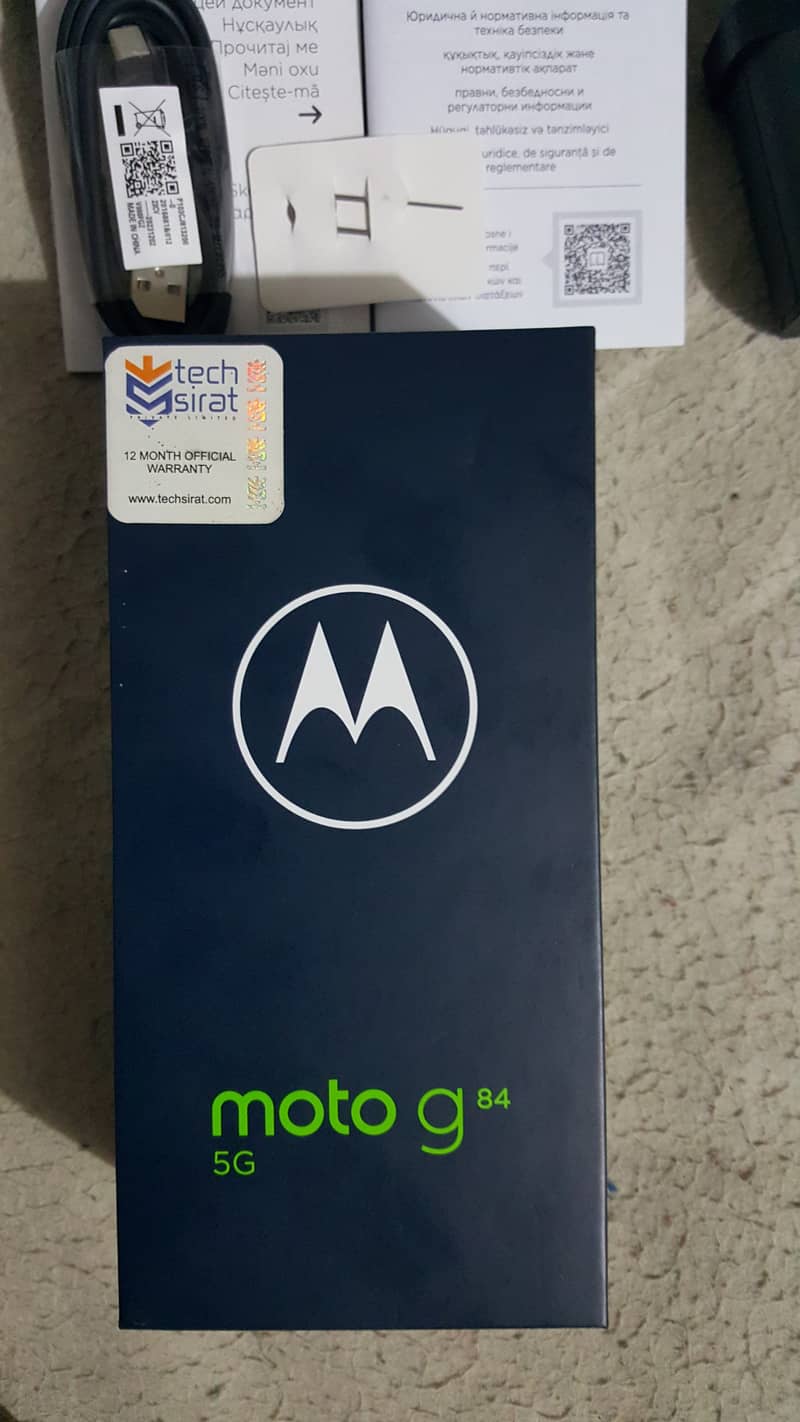 It's Motorola G84 5G 12GB RAM,256GB ROM 4