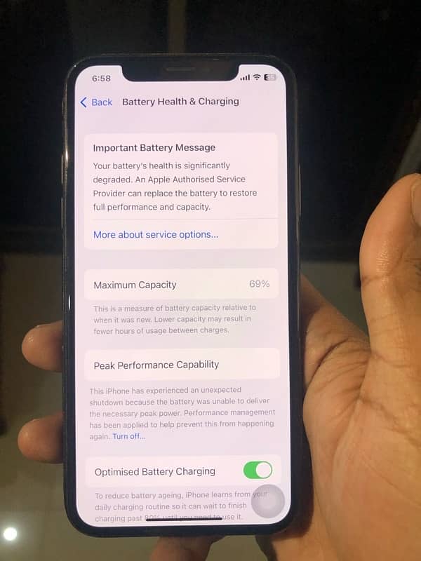 Iphone X 256 GB PTA Approved 6