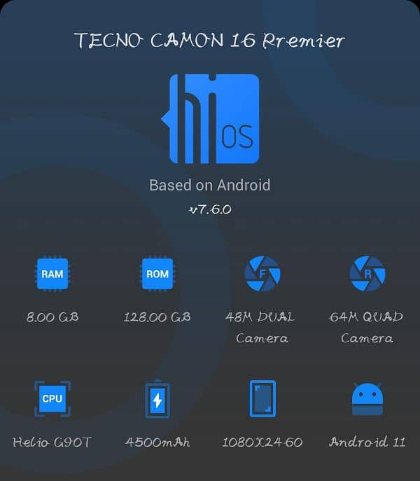 TECNO CAMON 16 PREMIER for sale 5