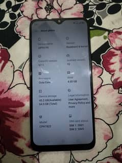 oppo f9 4 64 urgent sell krna hae 0