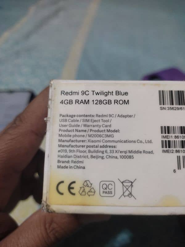 Redmi 9c 4 128 pta with box 7