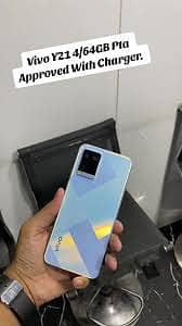 Vivo Y21 for Sale - 4GB RAM + 64GB Storage, Box