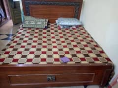 Double bed with mattress available for sale in good condition 0