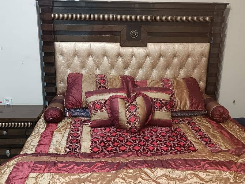 wooden king size bed 7