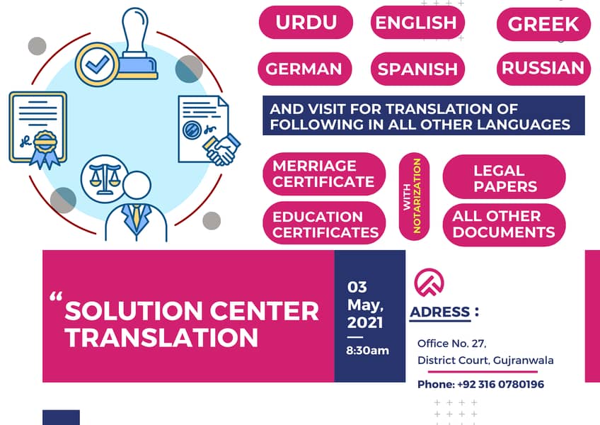 SOLUTION CENTER Translation Services 0