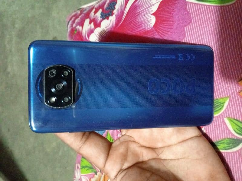 Poco x3 nfc 10 by 9 condition  Snapdragon 856 6 gb ram    03204728261 9