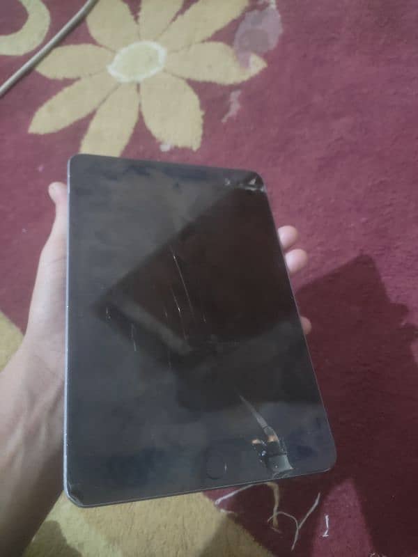 iPad mini 5 64 GB finger ok touch glass broken but 100% working 2