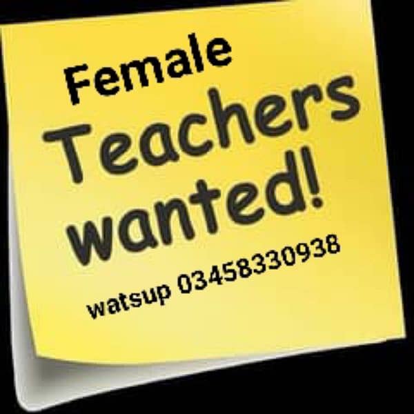 Hiring Female Teachers 0