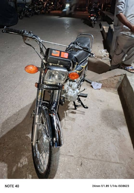 Honda CG 125 Self Start 2022 Number Wali 3