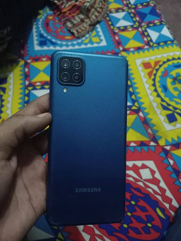 Samsung A12 with box charger 0