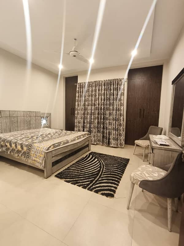 Rawalpindi Bahria Town phase7 river hills 2 bed brand new furnished apartment for rent 3