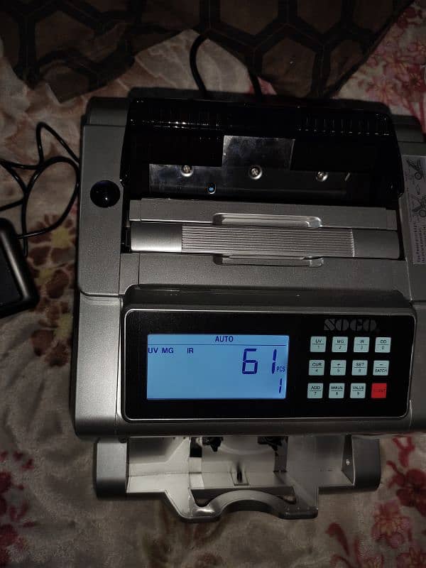 sogo sg-500 cash counting machine brand new machine non useable 7