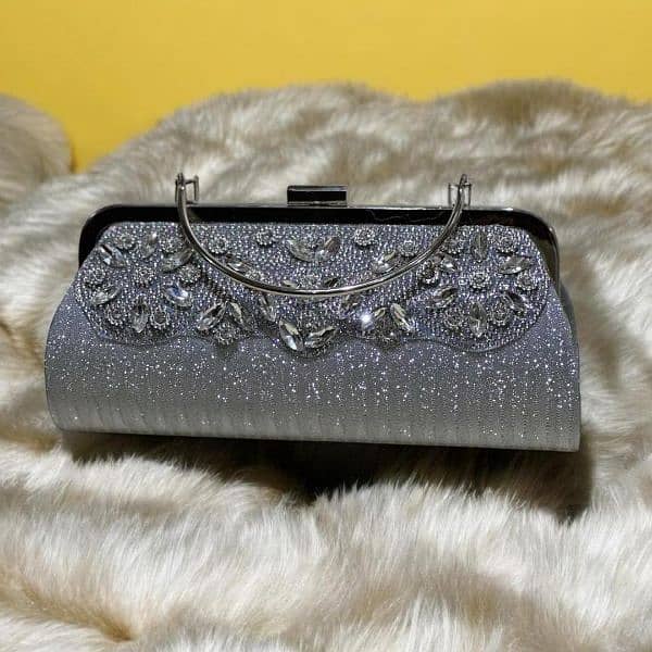 Bridal Embroidered Fancy Clutch 0