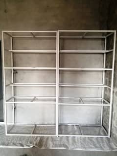 Two Iron Pipe Shelf / Raks