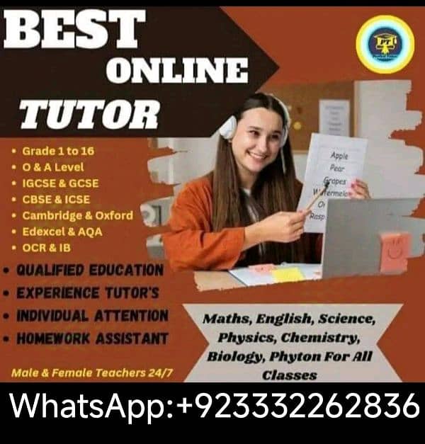 HOME TUITION IN KOHAT AND ONLINE TUITION IN ALL OVER WORLD 0