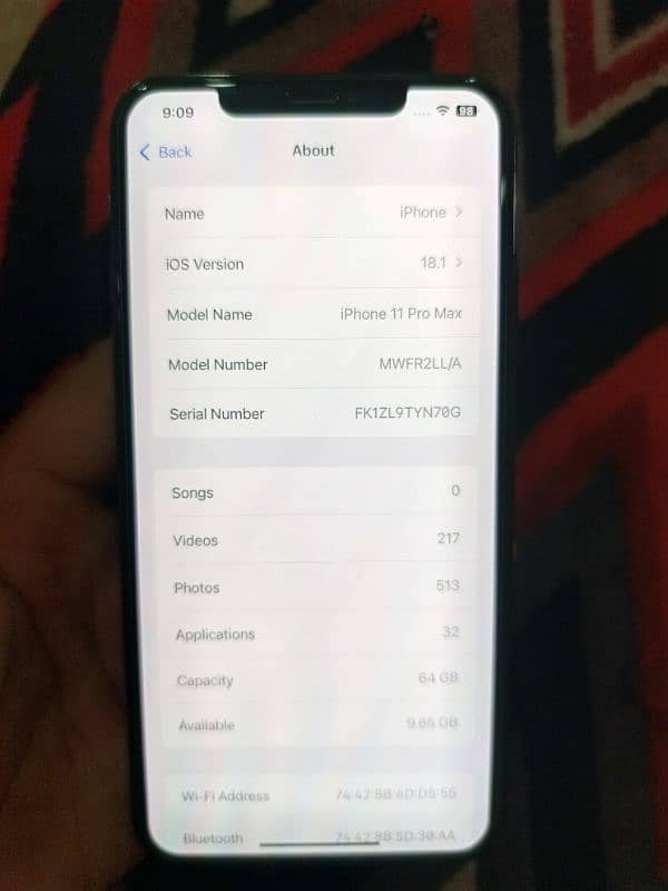 Iphone 11 pro max 64gb factory unlock non pta 4