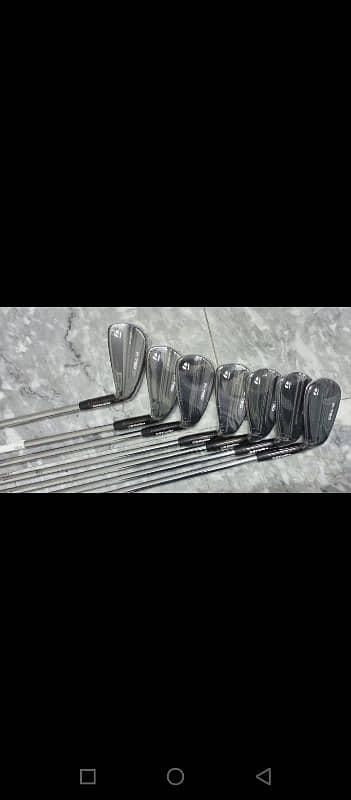 TaylorMade P790 black iron golf set 2