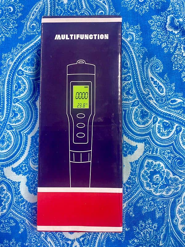 WaterTester 7in1 TDS Meter TDS,pH,EC,Temp,Salt,SG,ORP 1