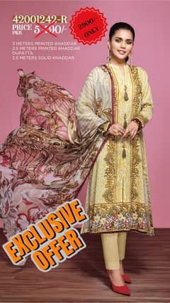 NISHAT KHAADR 3PC NEW LATEST VOLUME 3