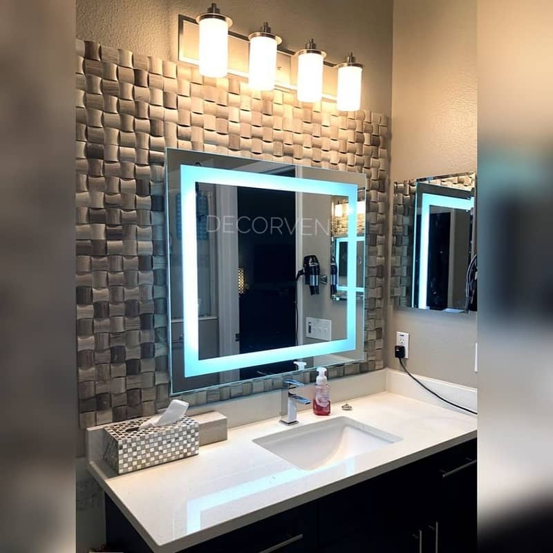 Led Mirror, Mirror, Decor, Round Led Mirror, Make Up Mirror 10