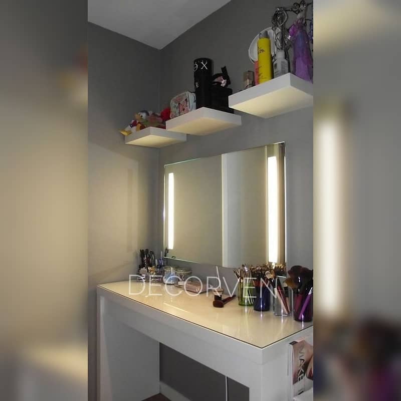 Led Mirror, Mirror, Decor, Round Led Mirror, Make Up Mirror 14