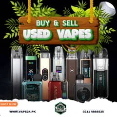 USED VAPES | OXVA | CALIBURN | TOKYO | GEEKVAPE | VOOPOO | VAPE24 PK