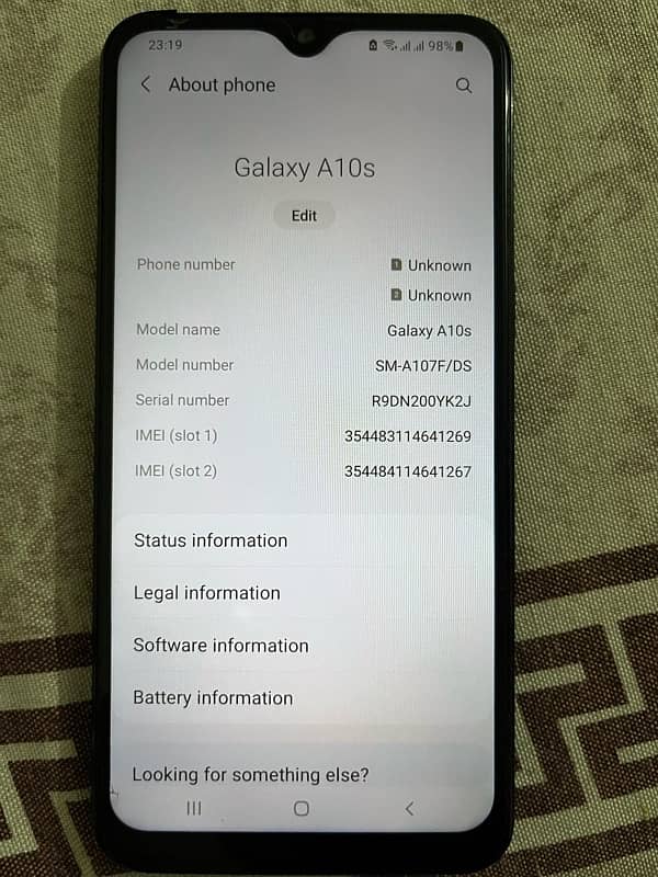 Galaxy A10s PTA Approved 2/32 1