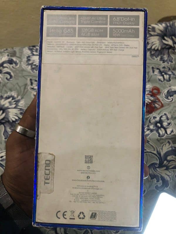 Tecno camon 18T 128+4 8