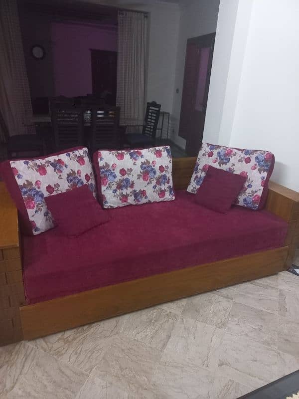 double sofa cum bed 0