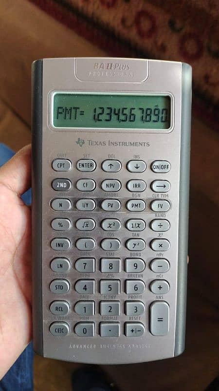 HP CASIO SHARP FINANCIAL CALCULATOR BA2 PLUS TEXAS INSTRUMENTS 16