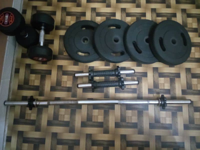 Dumbbells And Barbell Rod 7