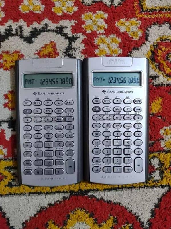 HP CASIO SHARP FINANCIAL CALCULATOR BA2 PLUS TEXAS INSTRUMENTS 18