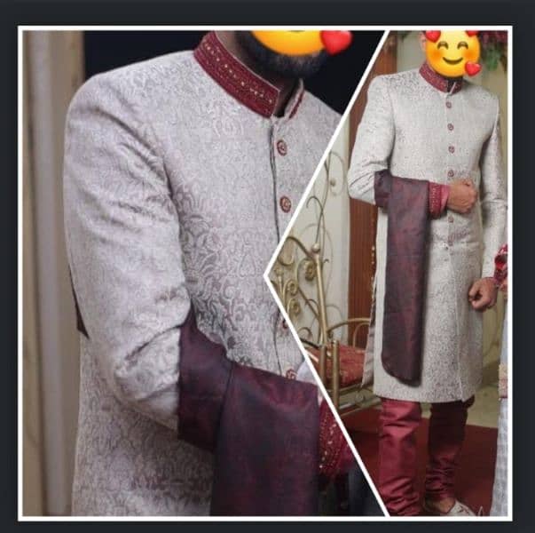 Elegant Wedding Sherwani Set – Only Worn Once! 6