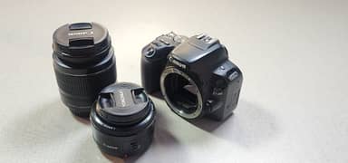 Canon EOS 200D with 2 Lenses 1855mm & 50mm