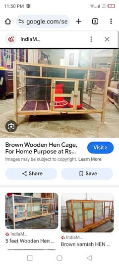 wooden cages and iron cage 0