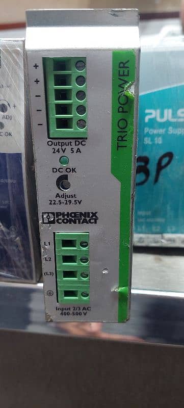 Mean Well  24vdc 3phase industrial supply  phoenix contact, puls 2