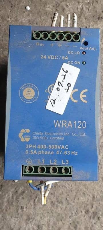 Mean Well  24vdc 3phase industrial supply  phoenix contact, puls 3