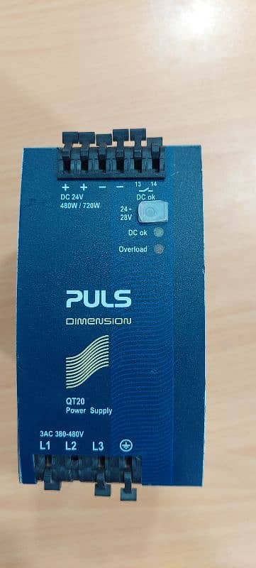 Mean Well  24vdc 3phase industrial supply  phoenix contact, puls 5